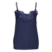 Soaked in Luxury Sleeveless Tops Blue, Dam