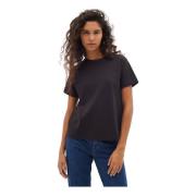 InWear Klassisk Svart Tee Top Black, Dam