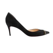 Christian Louboutin Pre-owned Pre-owned Mocka klackskor Black, Dam