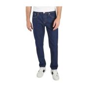 MUD Jeans Lös Passform Tapered Leg Jeans Blue, Herr