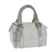 Fendi Vintage Pre-owned Canvas handvskor Gray, Dam