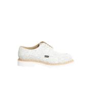 Paraboot Laser Lace Läder Derbies White, Dam