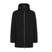 Peuterey Slät Trenchcoat med Primaloft-fyllning Black, Herr