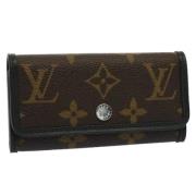 Louis Vuitton Vintage Pre-owned Canvas nyckelhllare Brown, Dam