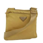 Prada Vintage Pre-owned Nylon prada-vskor Yellow, Dam