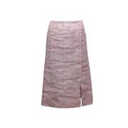 Issey Miyake Pre-owned Pre-owned Tyg nederdelar Pink, Dam