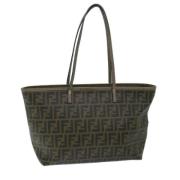 Fendi Vintage Pre-owned Canvas fendi-vskor Black, Dam