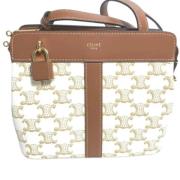 Celine Vintage Pre-owned Laeder celine-vskor White, Dam