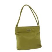 Prada Vintage Pre-owned Nylon prada-vskor Green, Dam