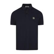 Stone Island Blå Slim Fit Pikétröja Blue, Herr