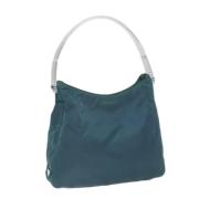 Prada Vintage Pre-owned Nylon prada-vskor Green, Dam