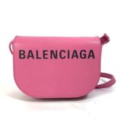 Balenciaga Vintage Pre-owned Laeder axelremsvskor Pink, Dam