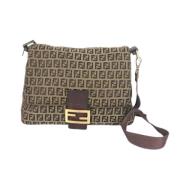 Fendi Vintage Pre-owned Canvas fendi-vskor Brown, Dam