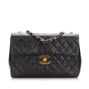 Chanel Vintage Pre-owned Laeder chanel-vskor Black, Dam