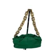 Bottega Veneta Vintage Pre-owned Laeder handvskor Green, Dam