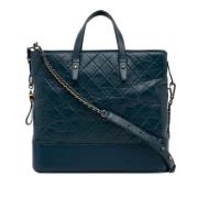 Chanel Vintage Pre-owned Laeder chanel-vskor Blue, Dam