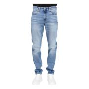 Calvin Klein Jeans Slim Tapered Ljus Denim Jeans Blue, Herr