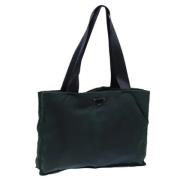 Prada Vintage Pre-owned Nylon totevskor Green, Dam