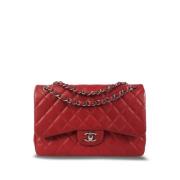 Chanel Vintage Pre-owned Laeder chanel-vskor Red, Dam