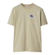 Burberry Equestrian Knight Broderad T-shirt Beige, Herr