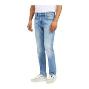 Guess Slim Tapered Denim Jeans Blue, Herr