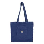 Carhartt Wip Garrison Tote Shopping Bag Blue, Unisex