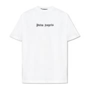 Palm Angels T-shirt med logotyp White, Herr