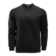 Emporio Armani EA7 Herr Sweatshirt 6Rpm92-Pj07Z-1200 Black, Herr