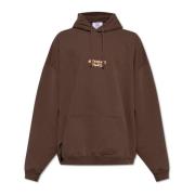 Vetements Hoodie Brown, Herr