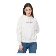 Champion Hoodie med 'make it happen' brodyr White, Dam