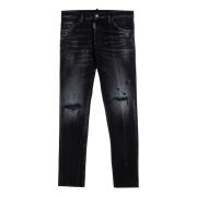 Dsquared2 Regular Fit Denim Jeans Black, Herr