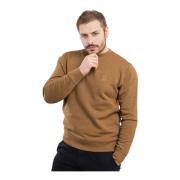 Hugo Boss Herr Sweatshirt Rund Hals Lång Ärm Brown, Herr