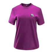 Karl Lagerfeld Dam T-shirt i lila bomull Purple, Dam