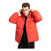 Tommy Hilfiger Herr Pufferjacka Röd Regular Fit Red, Herr