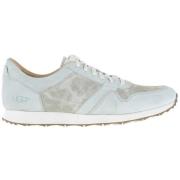 UGG Sporty Trigo Suede Camo Sneakers White, Dam