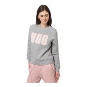 UGG Oversized Grå Sweatshirt med Logo Gray, Dam