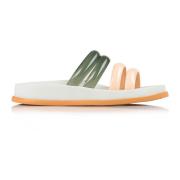 Melissa Soft Wave Sandaler Grön/Beige Multicolor, Dam