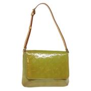 Louis Vuitton Vintage Pre-owned Laeder axelremsvskor Green, Dam