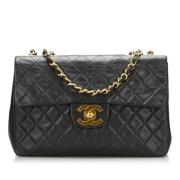 Chanel Vintage Pre-owned Laeder chanel-vskor Black, Dam