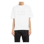 Off White College Skate Tee Svart Vit White, Herr