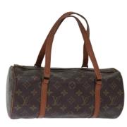 Louis Vuitton Vintage Pre-owned Canvas handvskor Brown, Dam