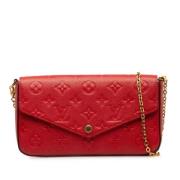 Louis Vuitton Vintage Pre-owned Laeder louis-vuitton-vskor Red, Dam