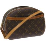 Louis Vuitton Vintage Pre-owned Canvas axelremsvskor Brown, Dam