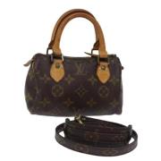 Louis Vuitton Vintage Pre-owned Canvas handvskor Brown, Dam