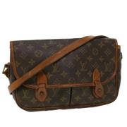 Louis Vuitton Vintage Pre-owned Canvas axelremsvskor Brown, Dam