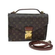 Louis Vuitton Vintage Pre-owned Canvas handvskor Brown, Dam