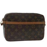 Louis Vuitton Vintage Pre-owned Canvas kuvertvskor Brown, Dam