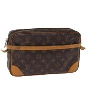 Louis Vuitton Vintage Pre-owned Canvas kuvertvskor Brown, Dam