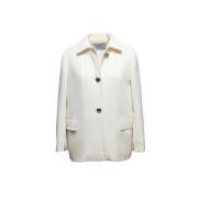 Prada Vintage Pre-owned Ylle ytterklder White, Dam