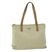 Prada Vintage Pre-owned Nylon totevskor White, Dam